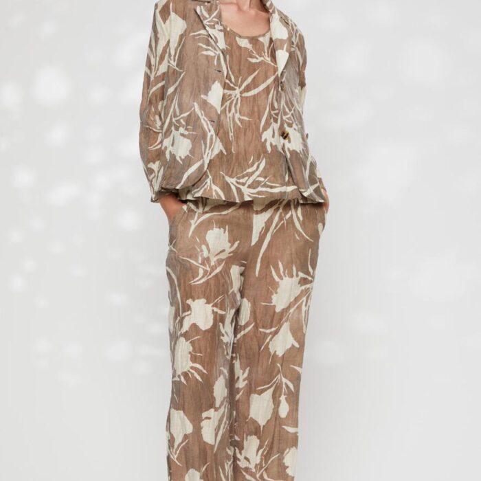 Pantalone misto lino