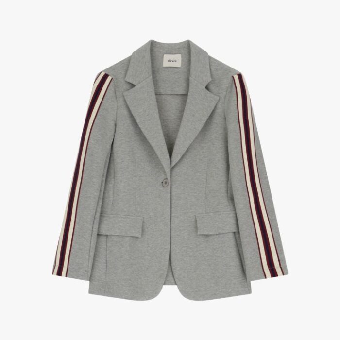 Blazer con dettagli a righe