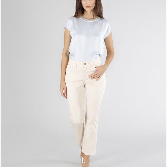Pantalone slim tinto capo