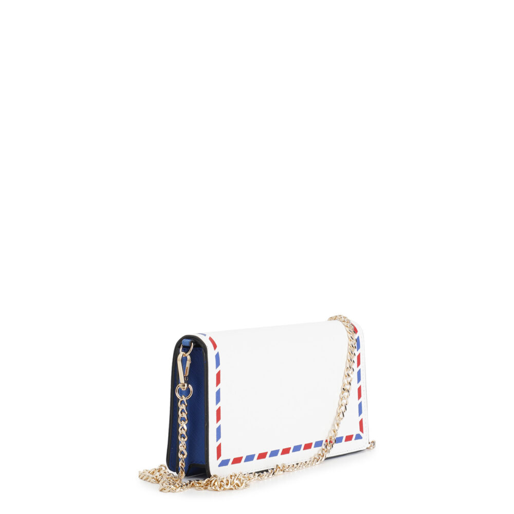 Pochette con stampa multicolor