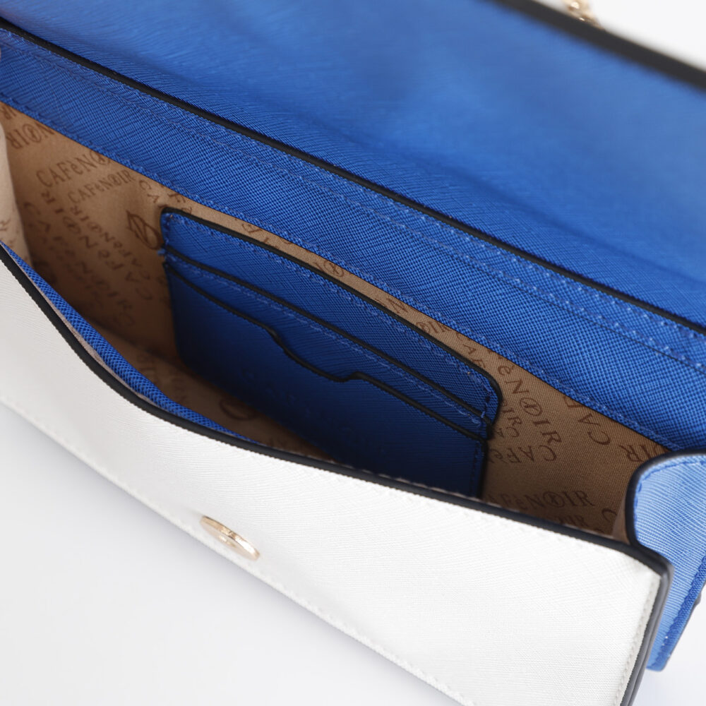 Pochette con stampa multicolor