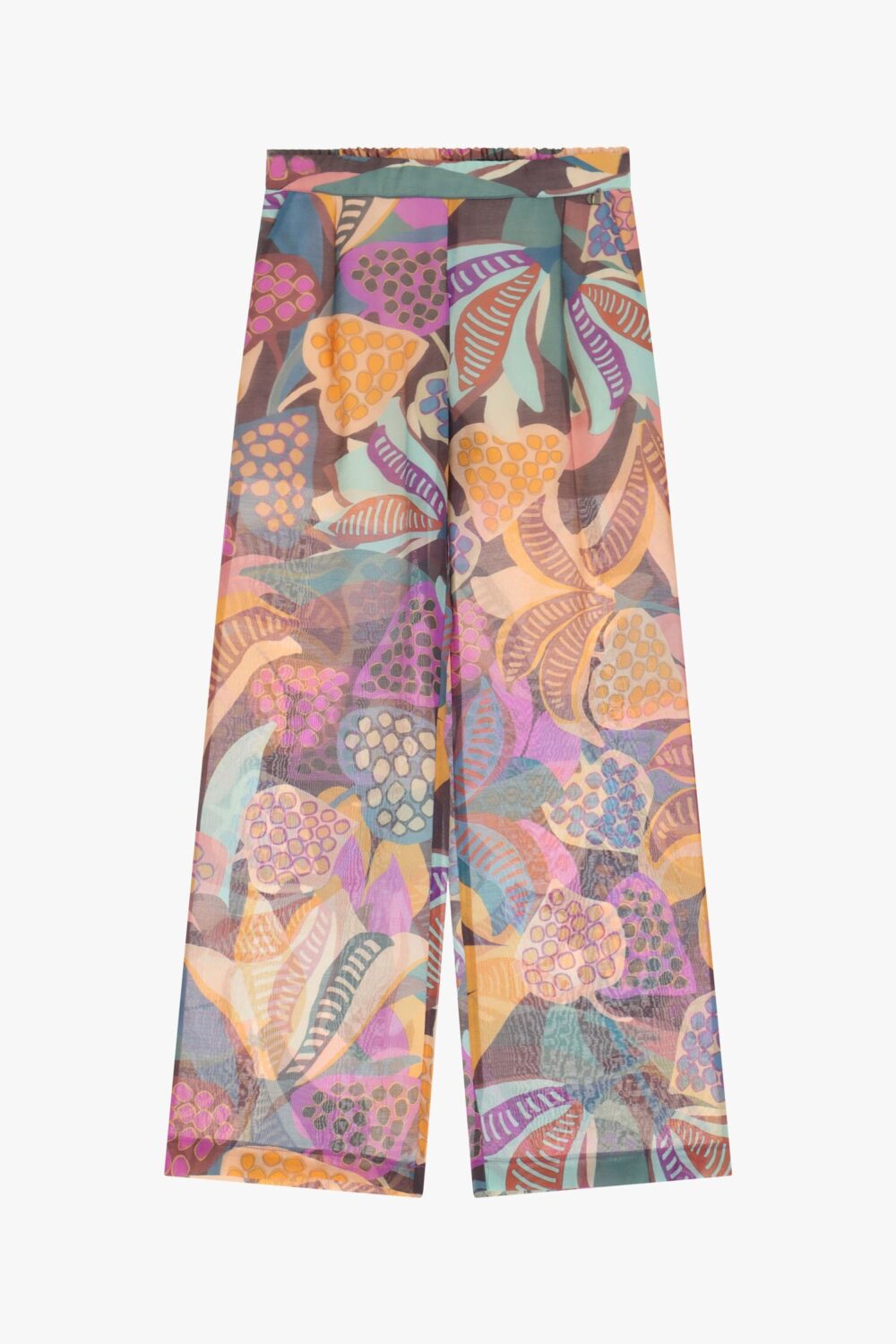 Pantalone largo fantasia